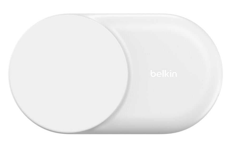 Belkin ULTRACHARGE Ladestation – 25 W, Qi2, magnetisch, klappbar, 2-in-1 – für Qi2-kompatible Geräte