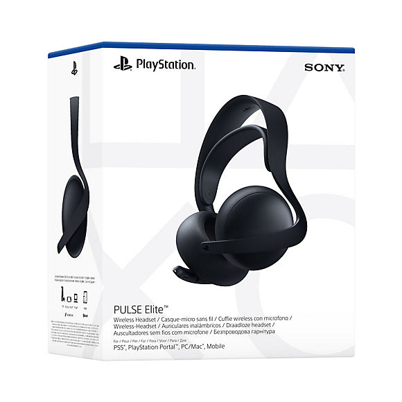 Sony PlayStation PULSE Elite Wireless Gaming-Headset – Over-Ear, Stereo, Kabel + BT, 3,5 mm Klinke, ANC, für P