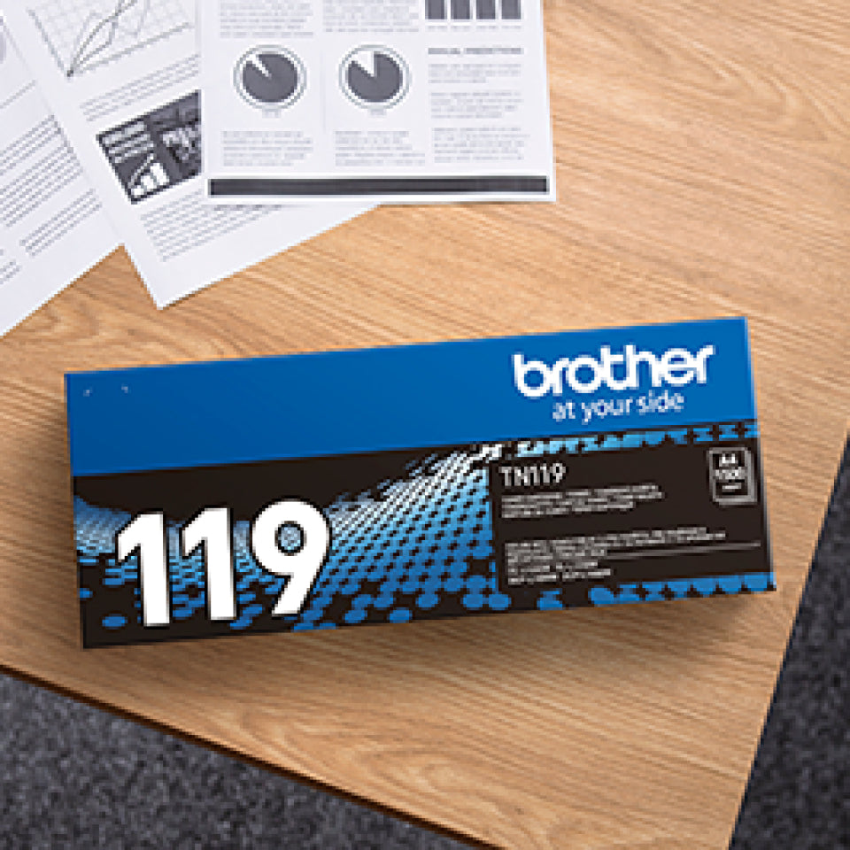 Brother TN-119 Schwarz Toner – Original – 1'500 Seiten – für Brother DCP-L1630W/DCP-L1632W/HL-L1230W und andere
