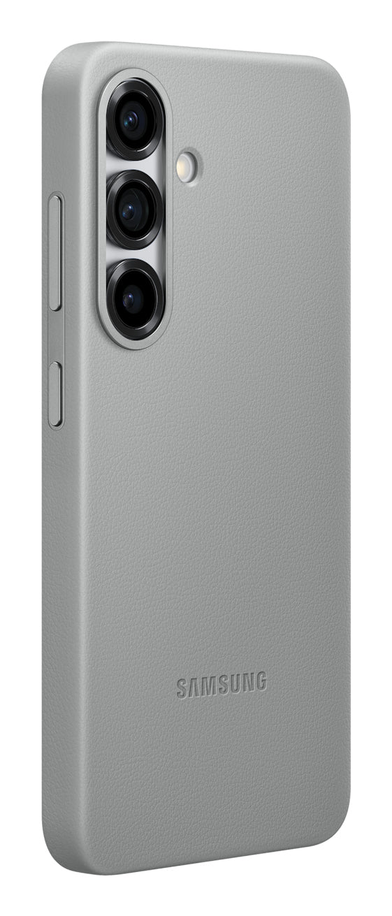 Samsung Backcover – für Samsung Galaxy S25 – grau – Leder