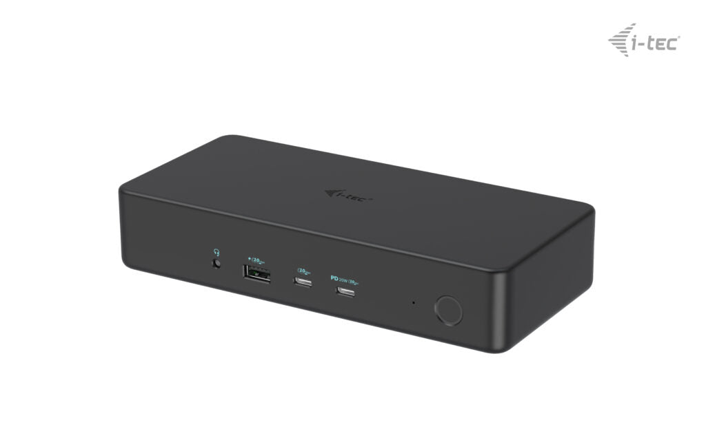 i-tec Dockingstation – USB-C, 2× DP, 2× HDMI, 5× USB-A, 100 W PD, GbE, für Windows/Mac