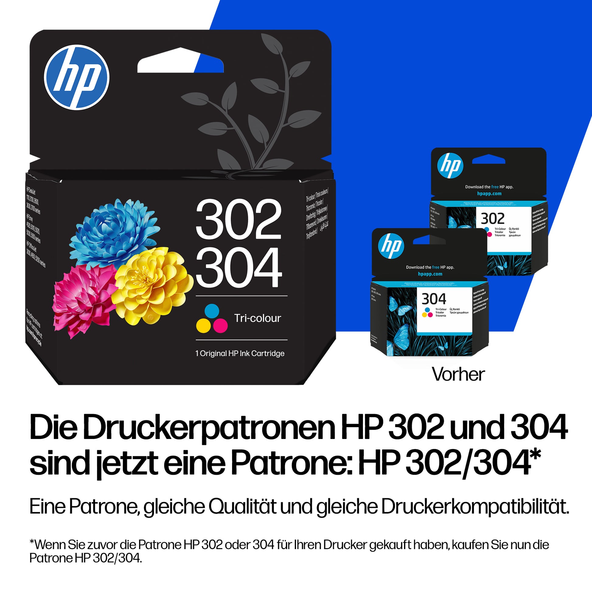 HP 302/304 Schwarz Tintenpatrone (Original) – 120 Seiten – für DeskJet, Envy, OfficeJet