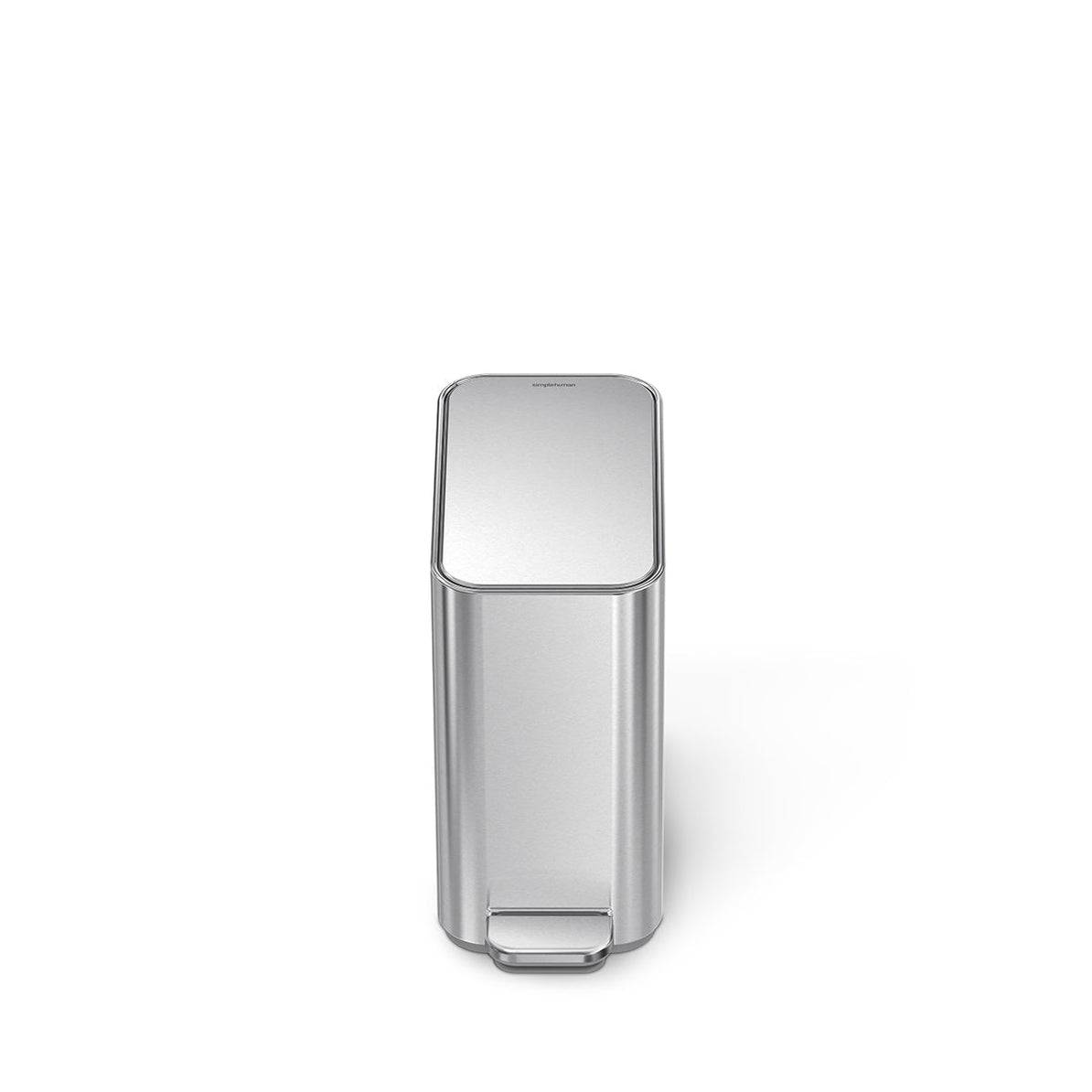 Simplehuman – Papierkorb – 5 l, mit Deckel – Edelstahl