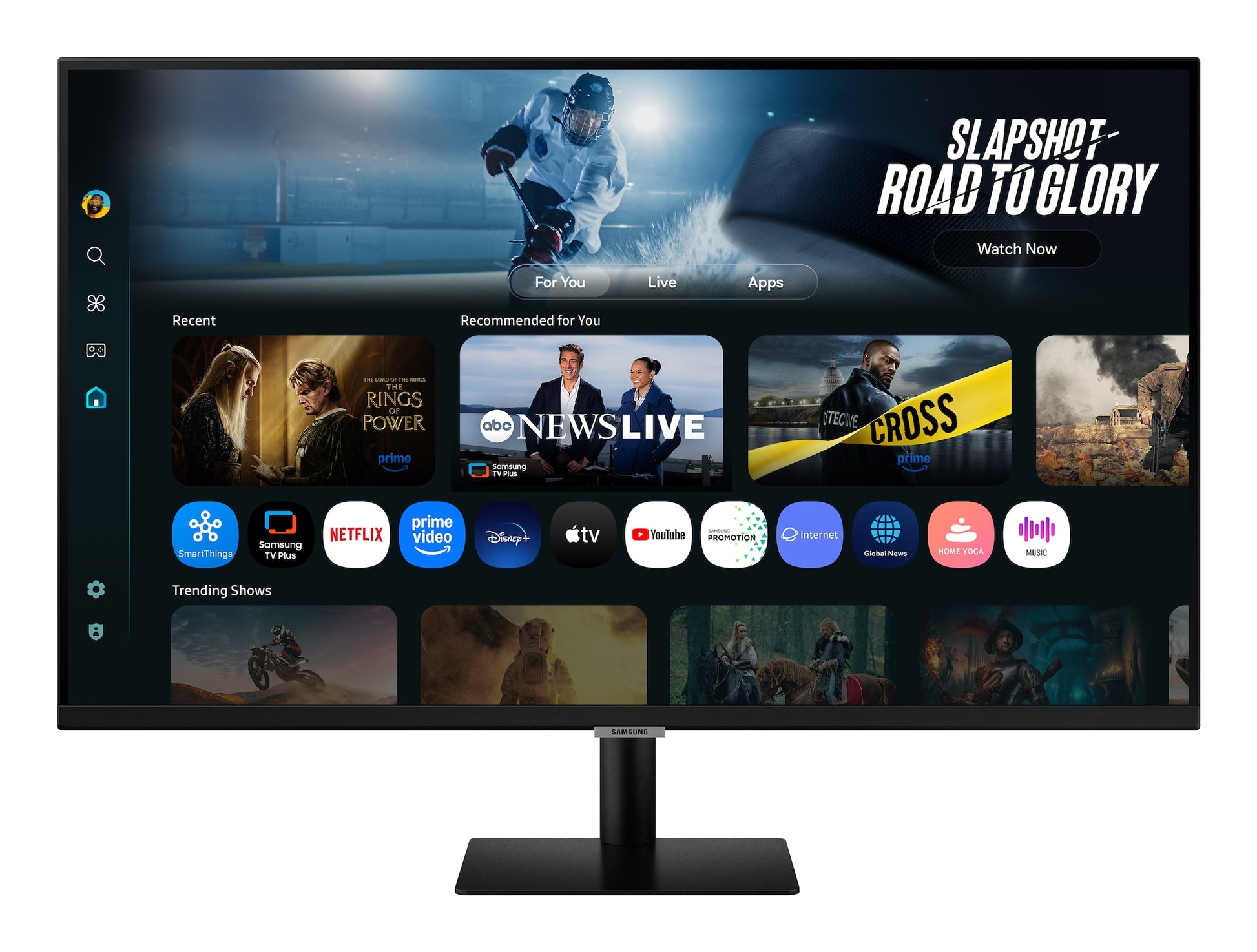 Samsung M7 M70F – Monitor, 32" 3840 × 2160 (UHD 4K), LCD, Schwarz