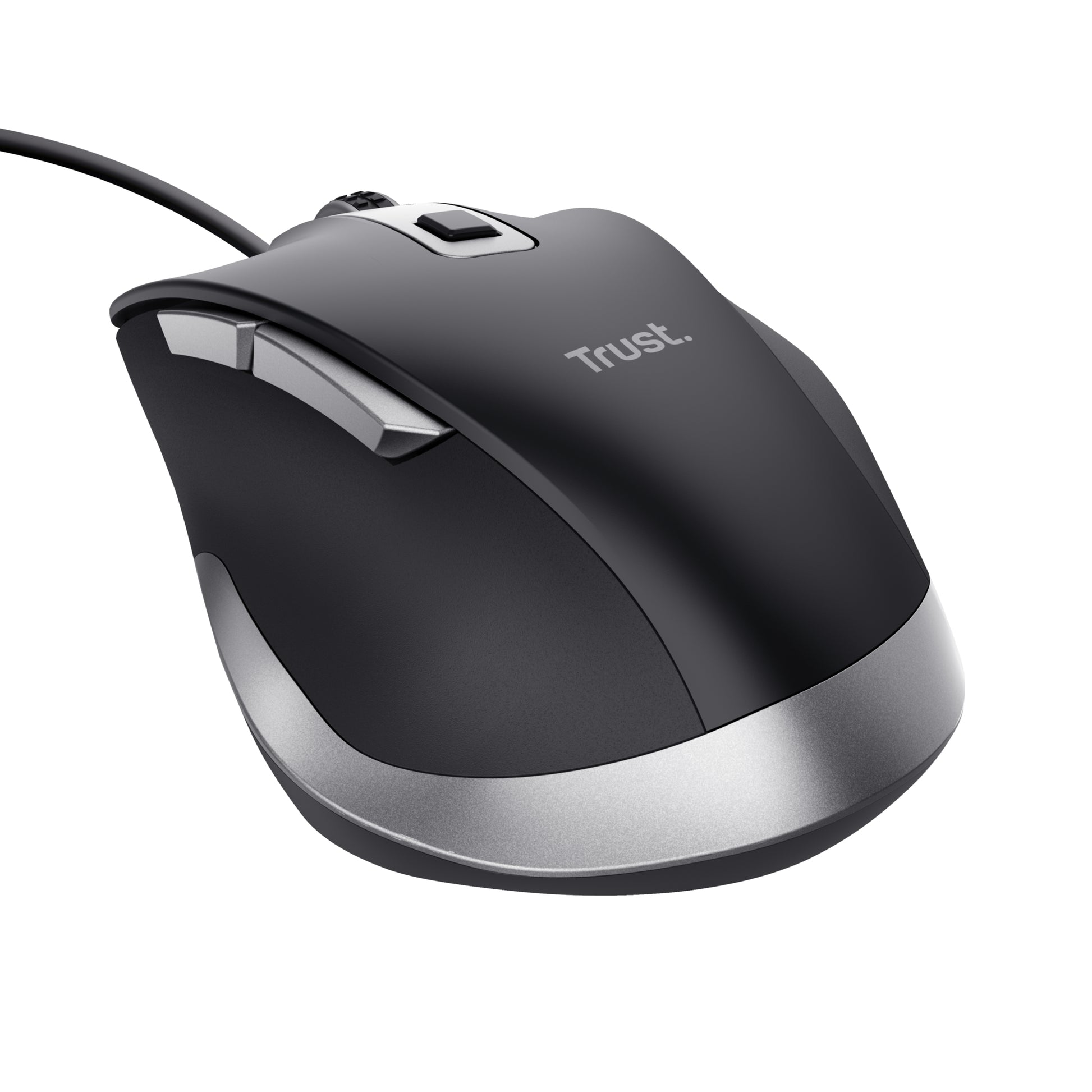 Trust Fyda Eco – Maus – Kabelgebunden (USB‑A), rechts, Schwarz
