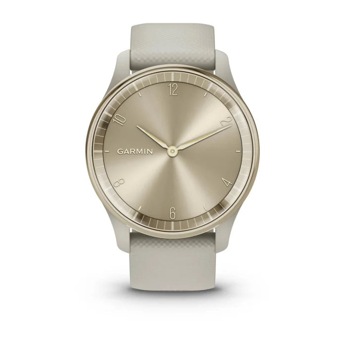 Garmin vivomove Trend – Smartwatch – 40,4 mm, GPS, LCD, 5 ATM, Grau/Weiss, Silikon