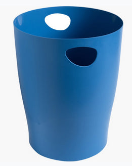 Exacompta Papierkorb – 15 l – Kunststoff (PP), rund – türkis
