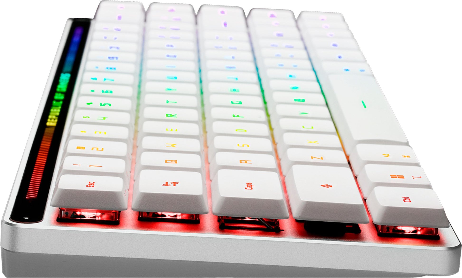 ASUS ROG Falchion RX – Gaming-Tastatur 65% – Mechanisch, RGB – Bluetooth & 2,4 GHz USB-A (Empfänger) – Weiss