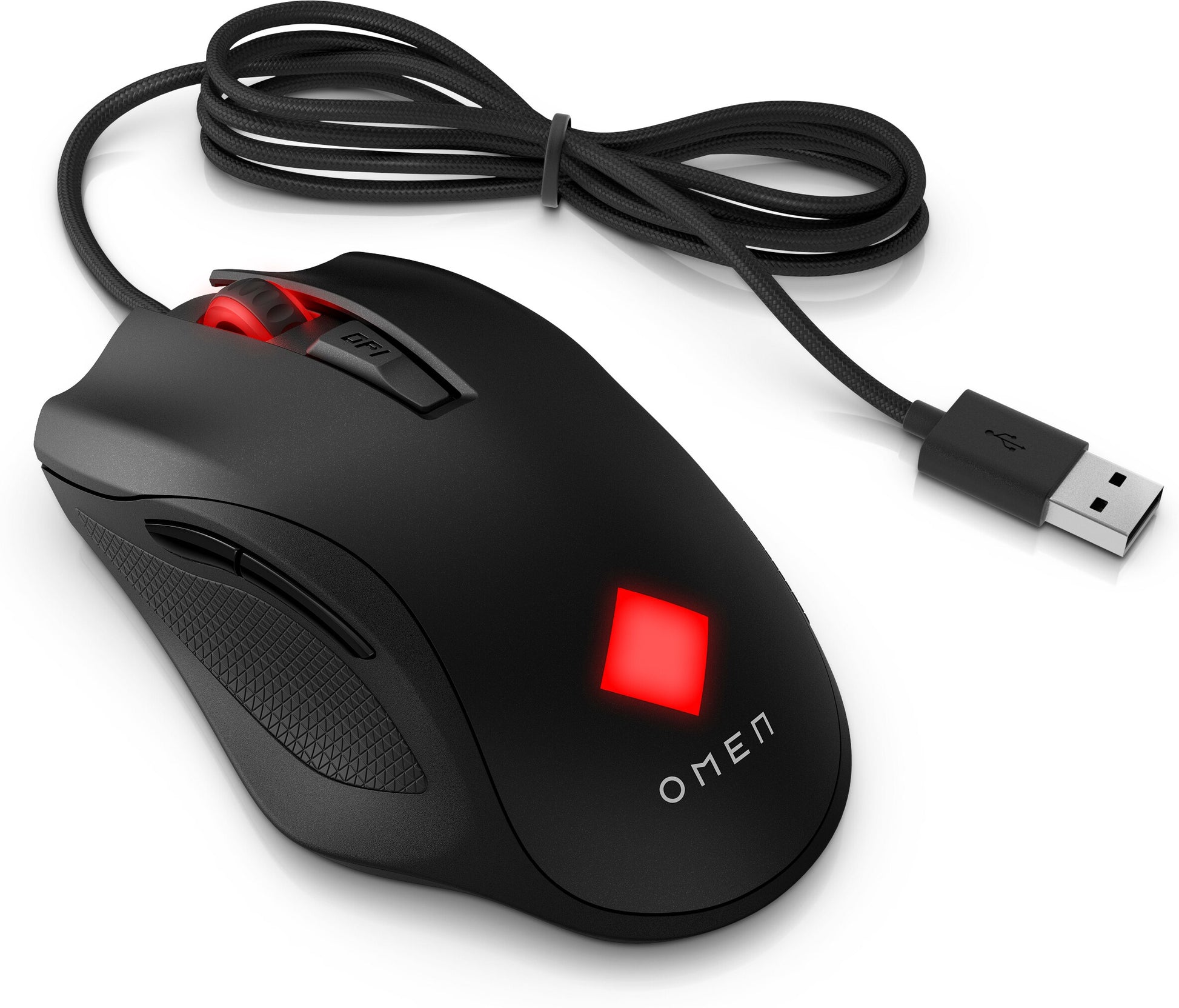 HP Gaming-Maus – Kabelgebunden (USB‑A), 16000 DPI, rechts, Schwarz
