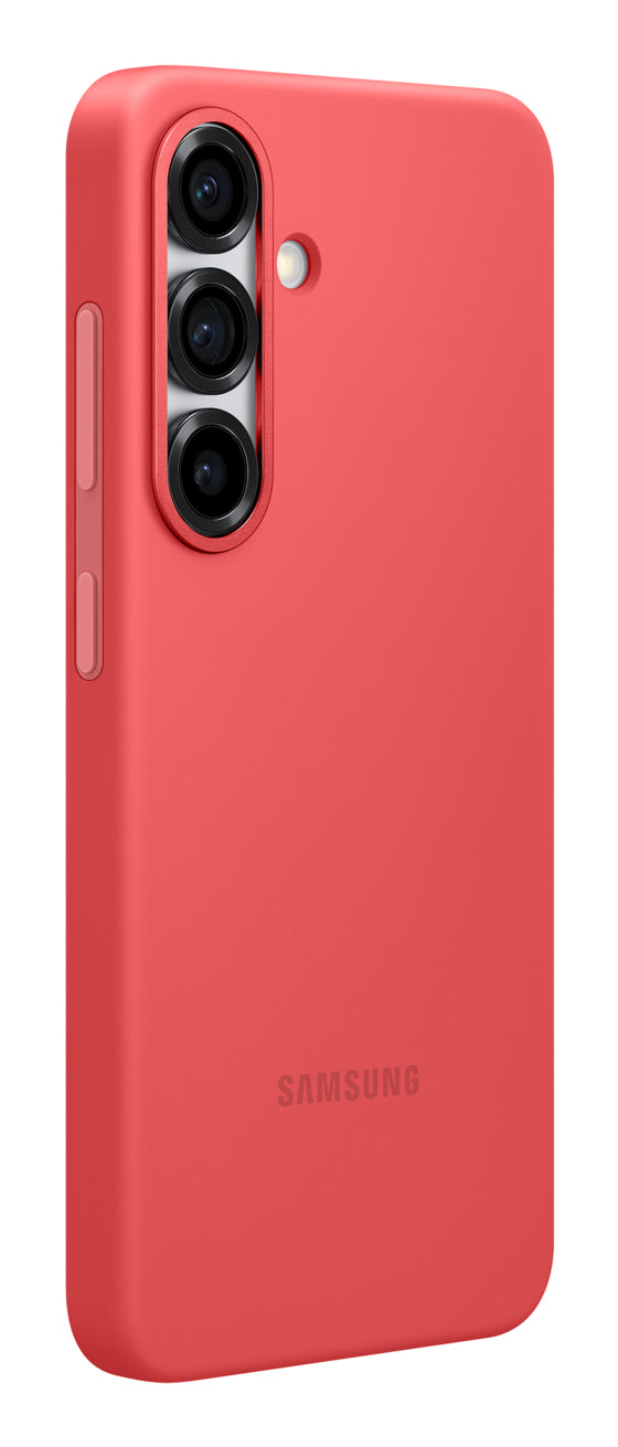 Samsung Backcover – für Samsung Galaxy S25, Silikon, Rot