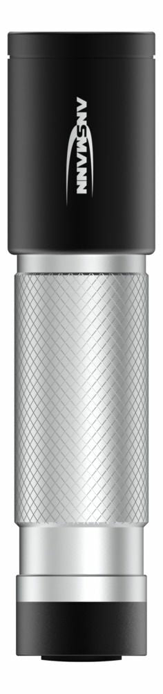 Ansmann Taschenlampe Daily Use 70B – 70 lm, 67 m, IPX4, Batteriebetrieb (AA) – Silber