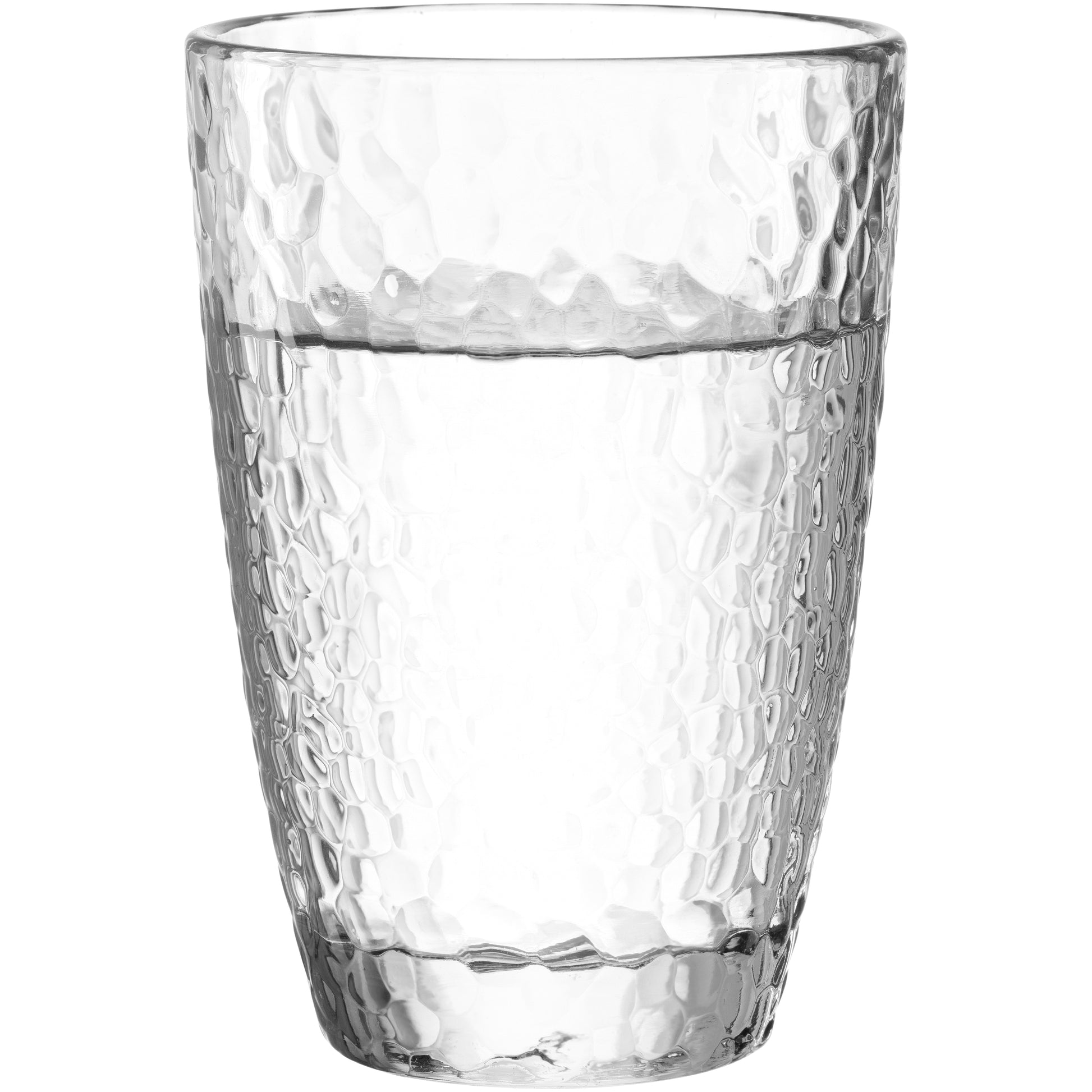 LEONARDO Trinkgläser – 4er Set, 340 ml, Ø 8,0 cm, H 12,0 cm, Kalk-Natron-Glas, Transparent, spülmaschinenfest