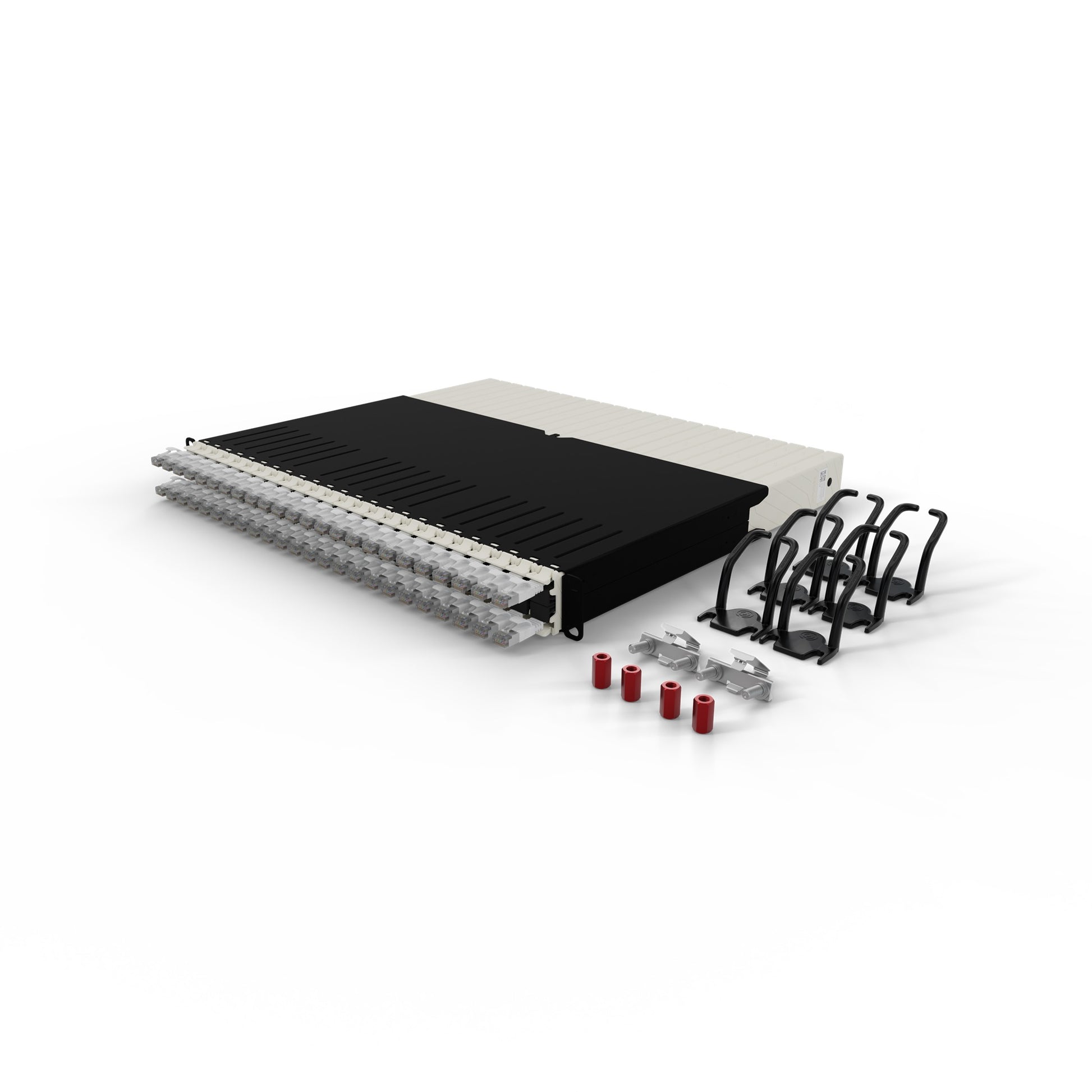 Patchbox Netzwerkkabel – Weiss, geschirmt
