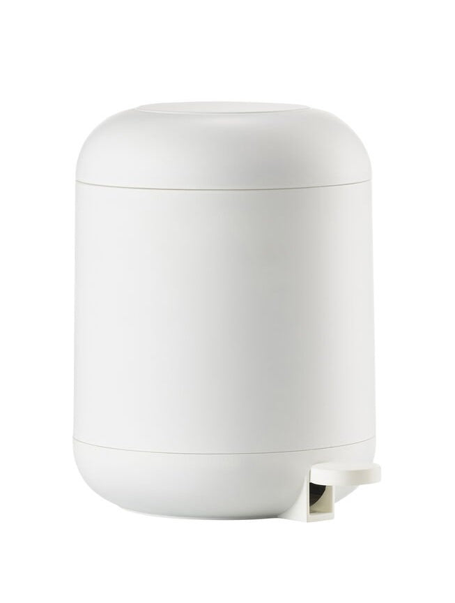 Zone Denmark Sensu Papierkorb – 4 l – Kunststoff, weiss – B × H × T 245 × 200 × 265 mm