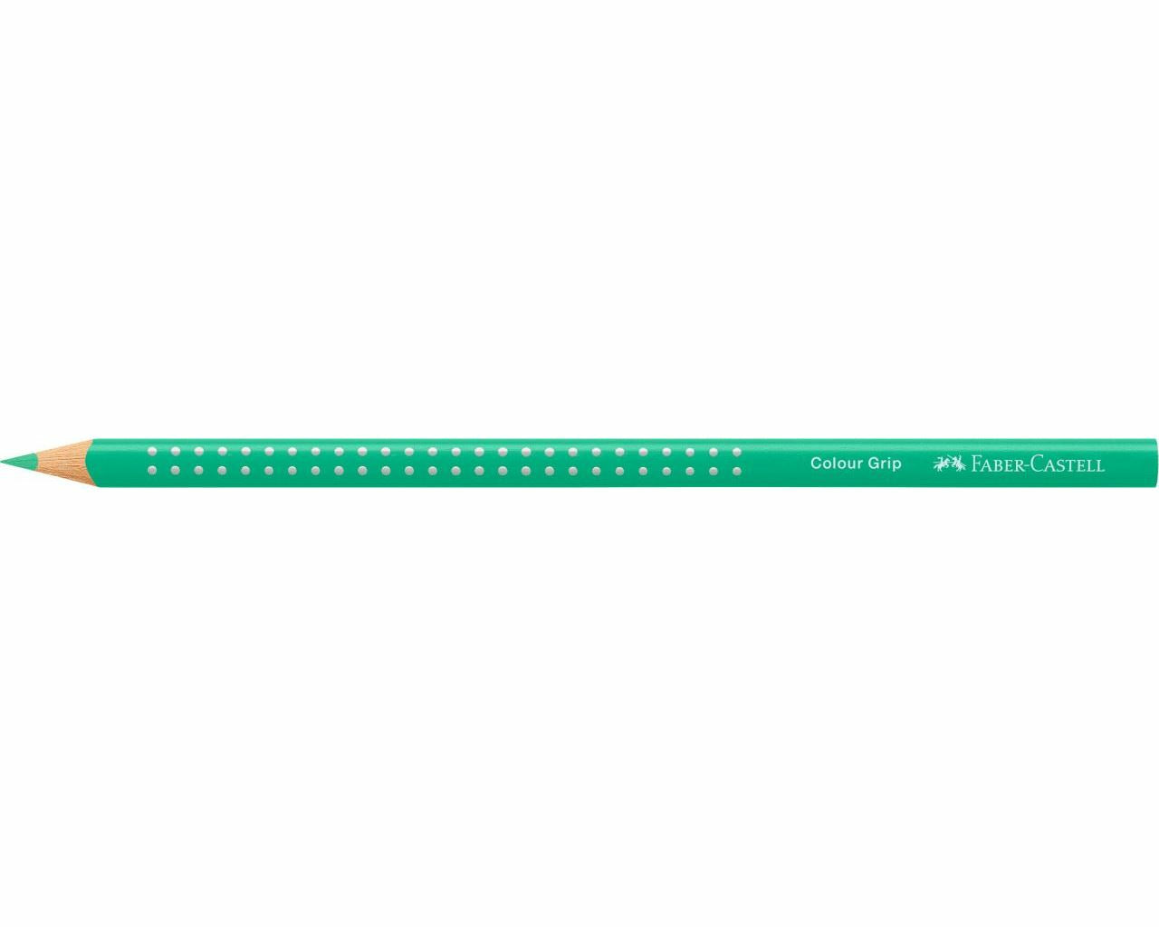 Faber-Castell Aquarellfarbstift Colour Grip 2001 – Phthalogrün Hell, Ø 3 mm, Dreikantig, FSC