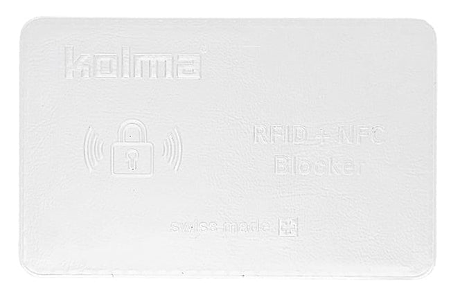 Kolma Dokumentenhülle – für Kreditkarten – 95 × 63 mm, Kunststoff, weiss – 1 Stück