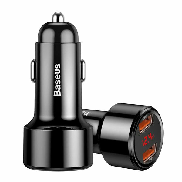 Baseus KFZ-Ladegerät – 45 W, 2× USB-A – für Zigarettenanzünder (12–24 V)