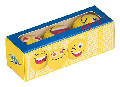 Wedo Radierer – für Bleistifte – 25 × 25 × 25 mm – Kunststoff – gelb – 3er-Pack