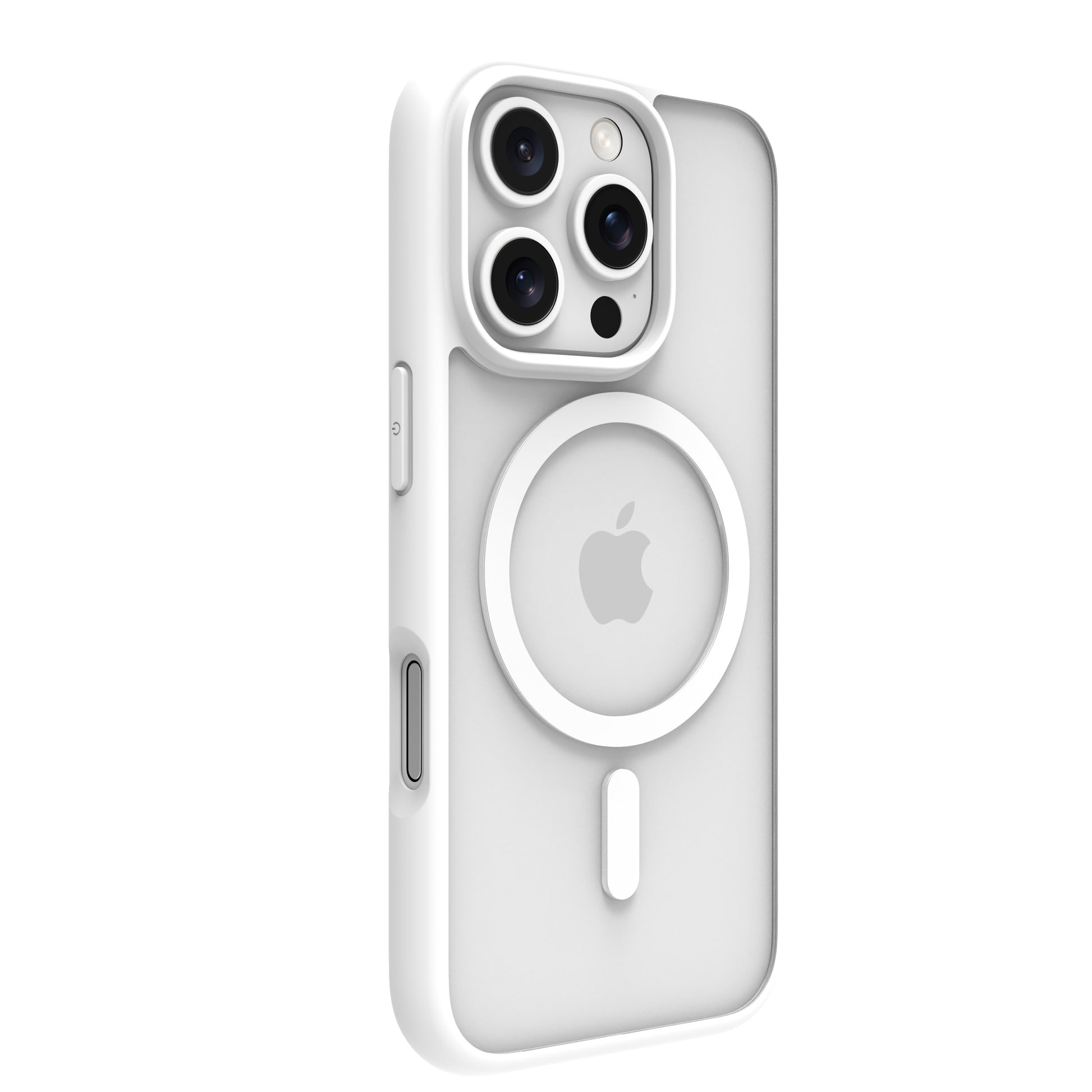 dbramante1928 Grenen Backcover – für Apple iPhone 16 Pro, Recycling-Kunststoff, weiss, bis 2 m sturzsicher