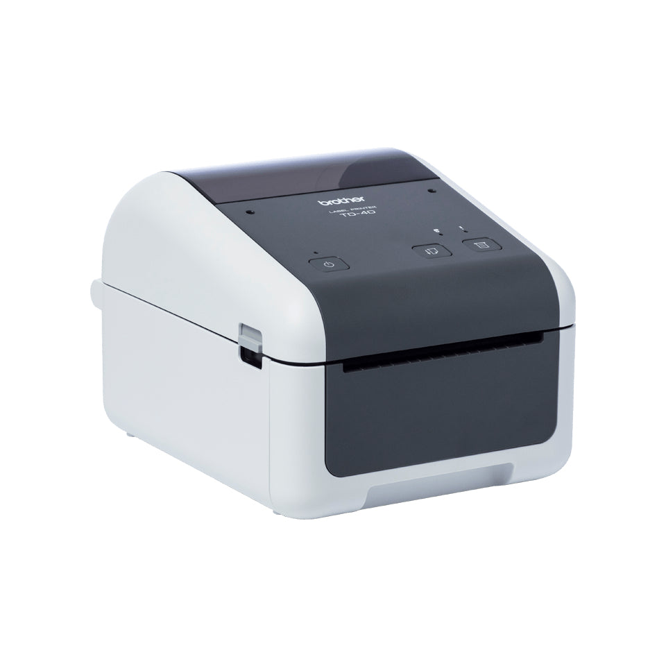 Brother TD-4210D – Etikettendrucker, Thermodirekt, 203 × 203 dpi, 203 mm/s, USB, für Etiketten bis 118 mm