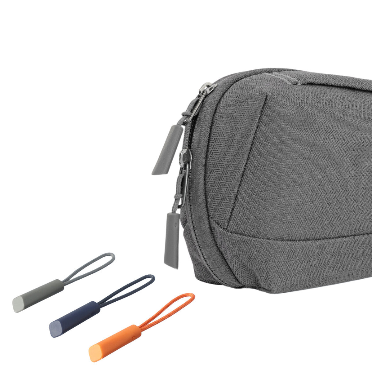 4smarts Reissverschlusstasche Smart Tech-Pouch Multiangle – 230×70×140 mm – Grau