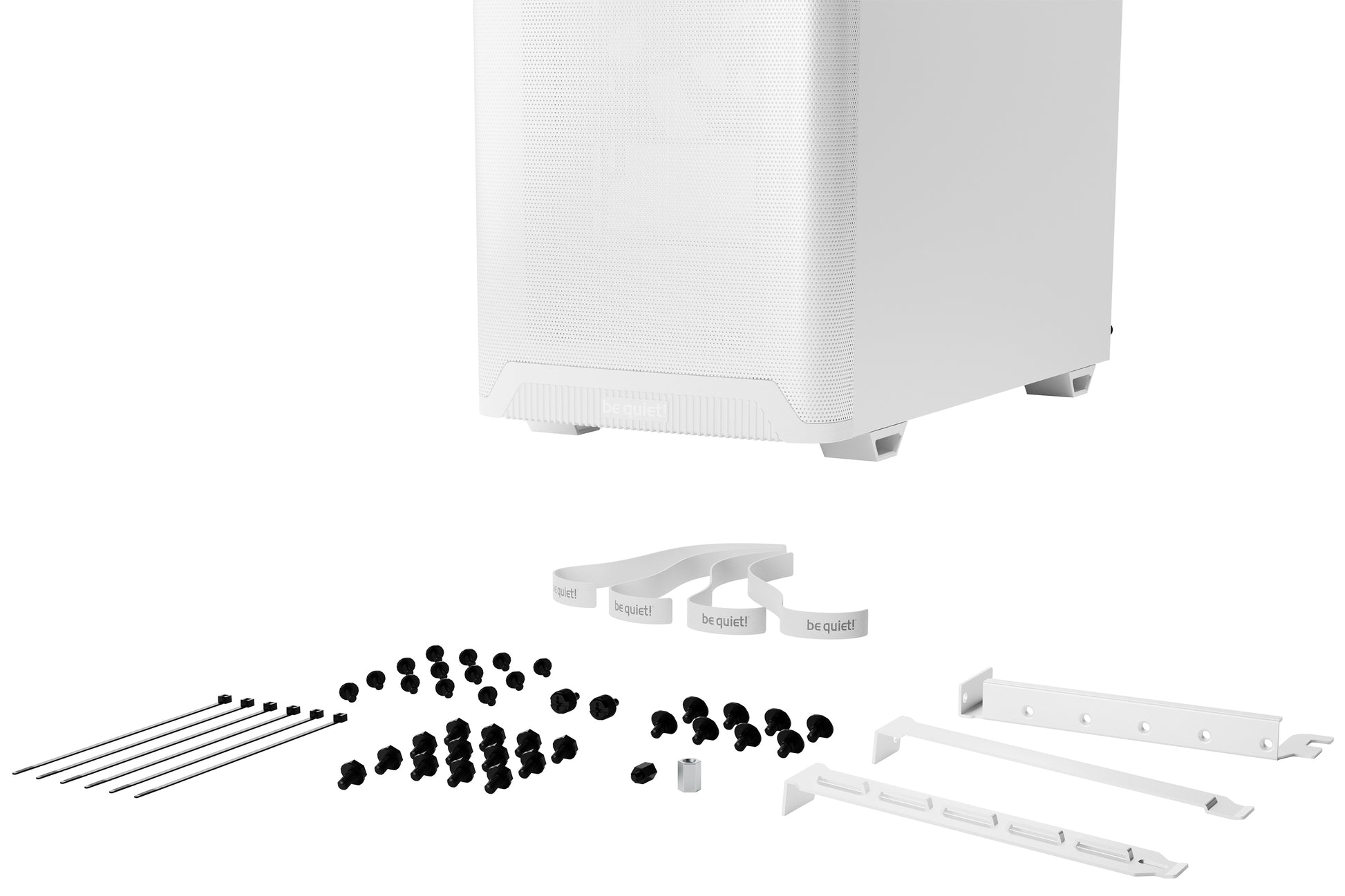 be quiet! be quiet PURE BASE 501 Airflow – Midi-Tower – Weiss, ATX/micro-ATX/Mini-ITX, CPU-Kühler max. 17,8 cm