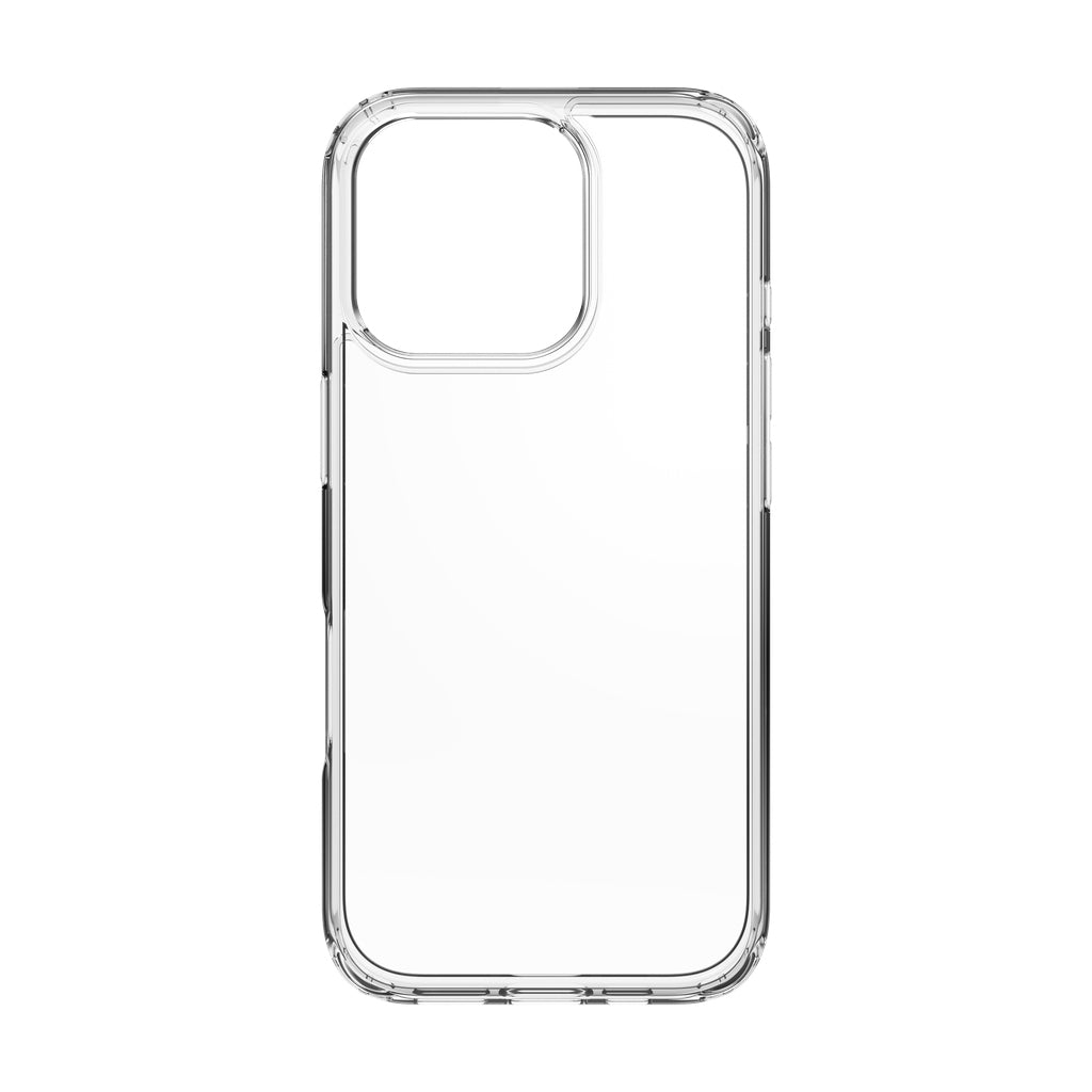 IFROGZ Backcover – für Apple iPhone 16 Pro, Recycling-Kunststoff, transparent, staubresistent
