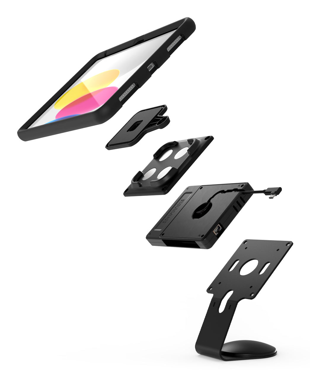 Compulocks Mount Plus Hub – Universal, Schwarz