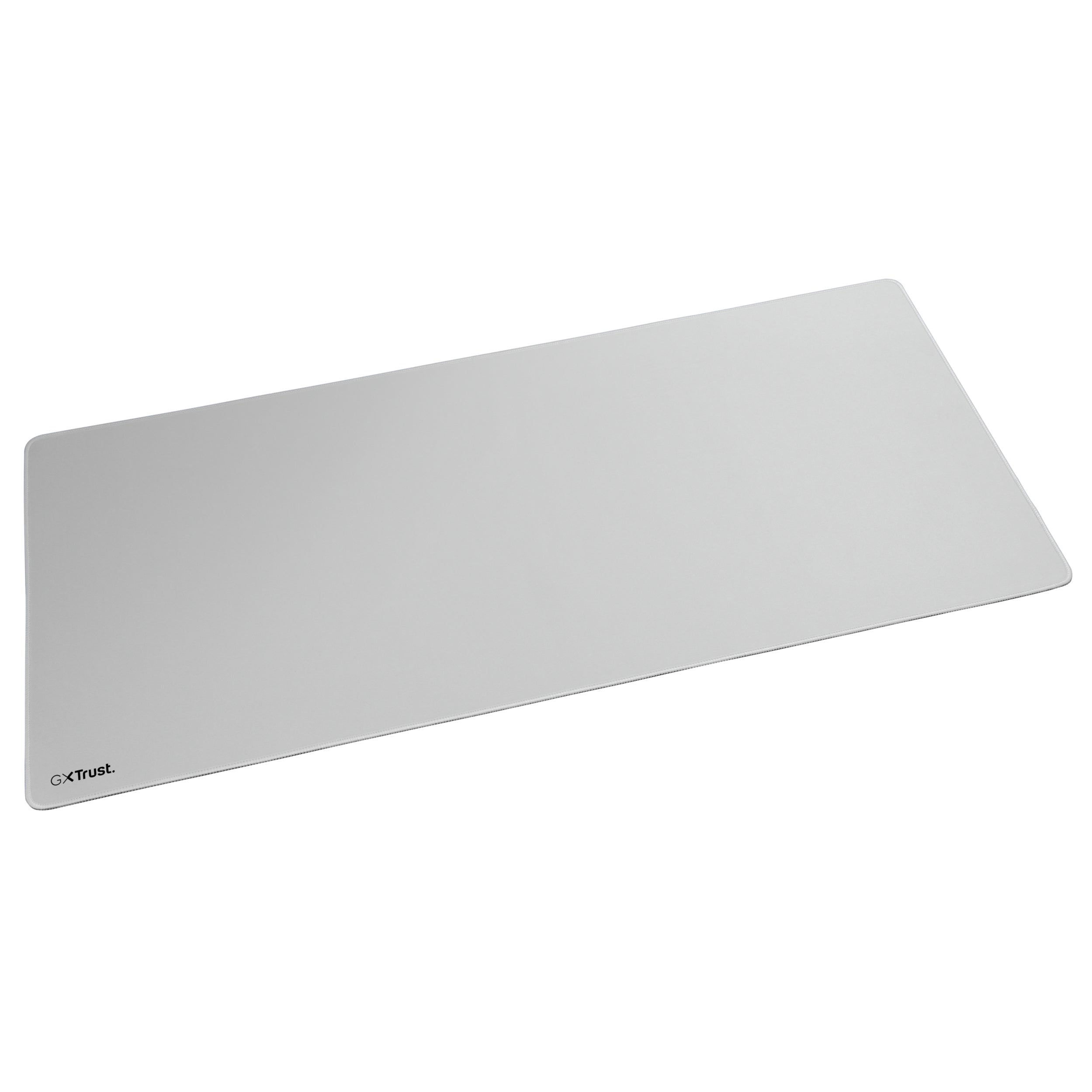 Trust GXT759W XXL Gaming-Mauspad – Anti-Rutsch-Basis, Gestickte Kanten, Weiss, 900 × 400 × 3 mm