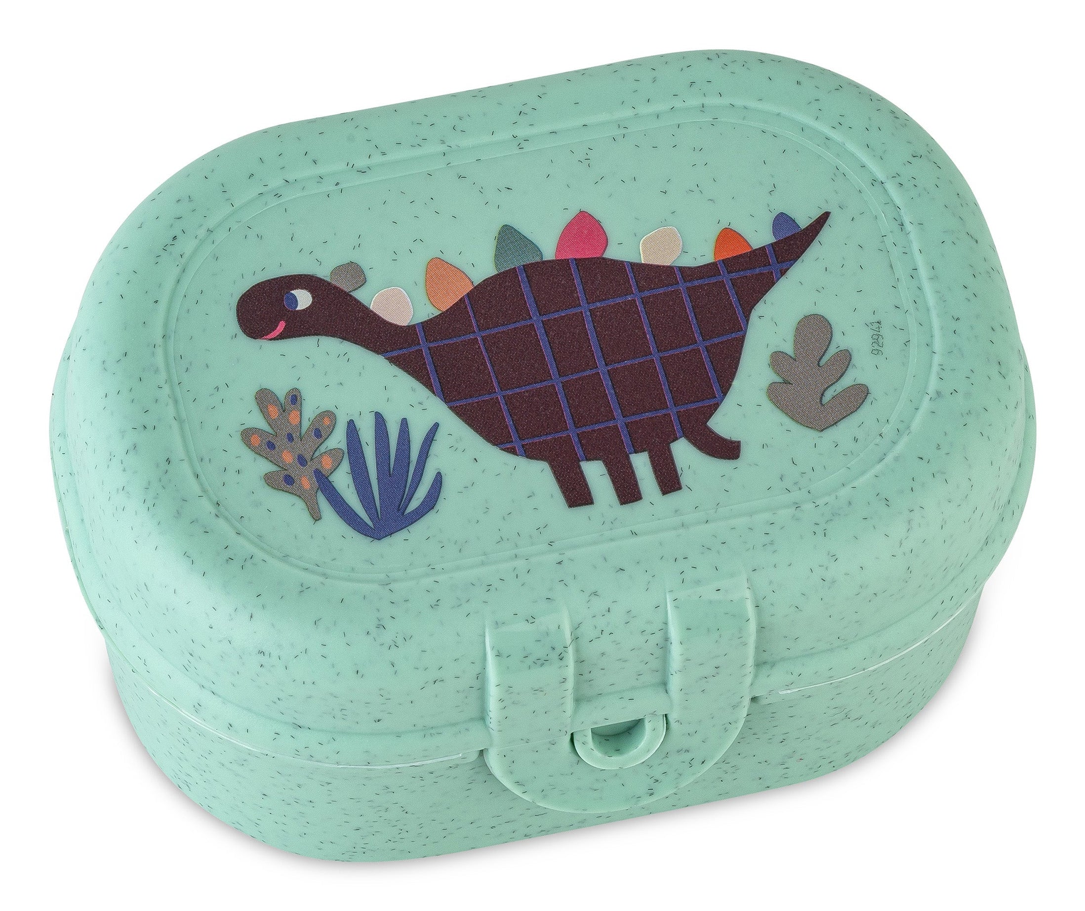 Koziol – Lunchbox 500 ml, 9,6 × 7,0 × 5,2 cm, Biozirkulärer Kunststoff, grün