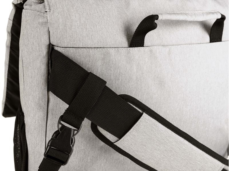 ONIT Notebook-Tasche bis 15,6" – Trolley-Band, rPET – Grau