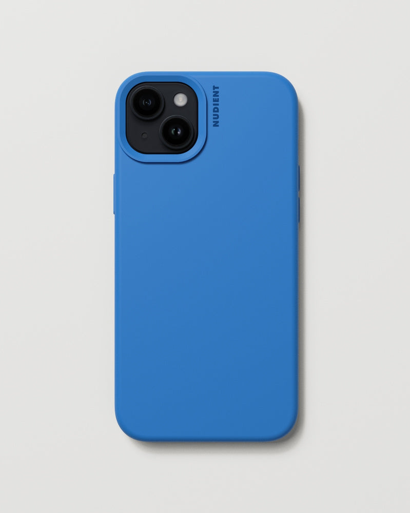Nudient Backcover – für Apple iPhone 15 Plus, Silikon, Vibrant Blue