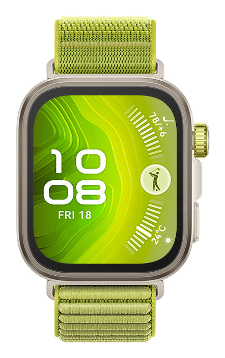 Huawei Watch Fit 4 Pro – 40 mm, AMOLED, Silber, Nylon, 5 ATM
