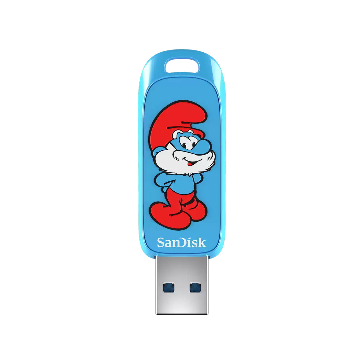SanDisk USB-Stick 64 GB – USB-A USB 3.2 Gen 1, 130 MB/s Lesen, ohne Deckel, Blau