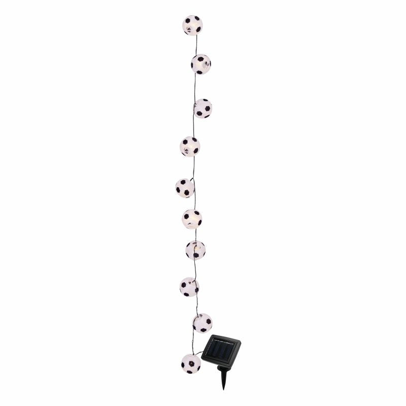 Näve Solar-Lichterkette – 5,8 m – Warmweiss – IP44 – Weiss