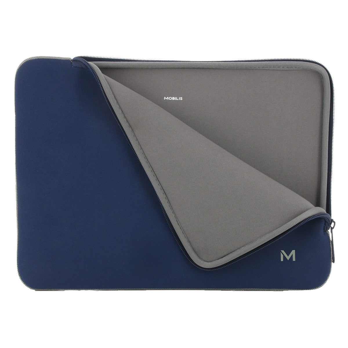 Mobilis Notebook-Schutzhülle bis 16" – Grau/Navy