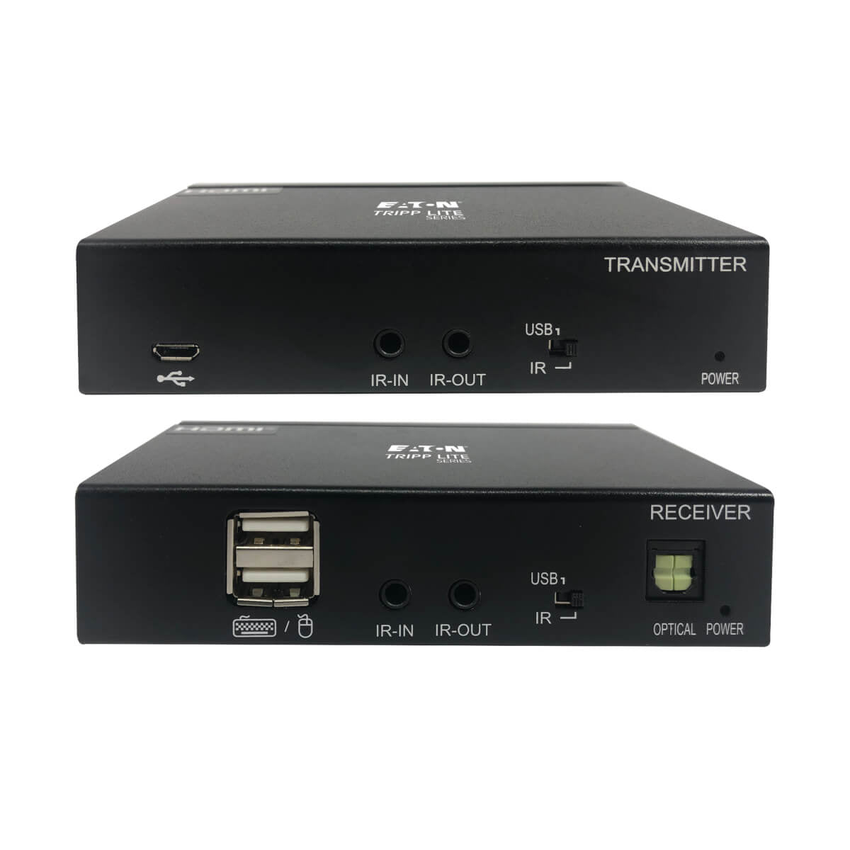 Tripp Lite B127A-1A1-BCBH – KVM-Extender-Set HDMI – 4K/60 Hz, USB-C, PoC, bis 70 m über Cat 6