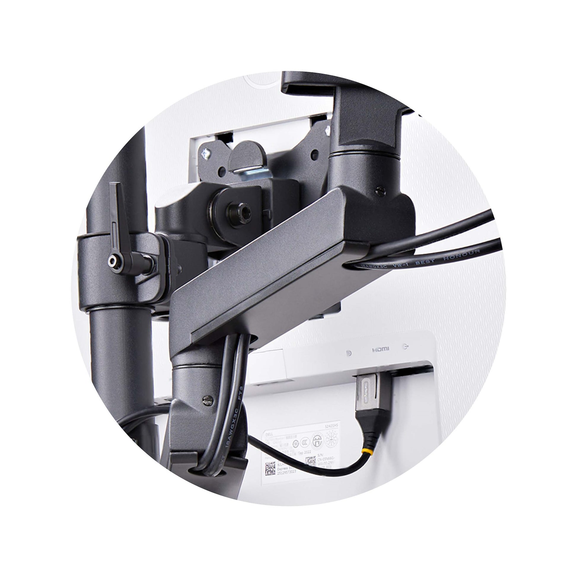 StarTech.com Monitorarm Tischhalterung – 3 Monitore – bis 27" – VESA 75×75/100×100 mm