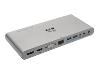 Tripp Lite U442-DOCK4-INT Dockingstation – USB-C, 1× DP, 1× HDMI, 1× VGA, 4× USB-A, 2× USB-C, 100 W PD, GbE