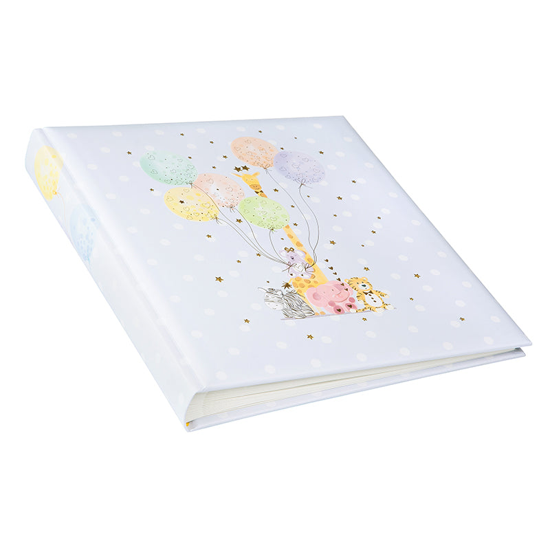 Goldbuch Babyalbum Balloon Party – für 100 × 150 mm, mehrfarbig, Pergamin, 300 × 310 mm