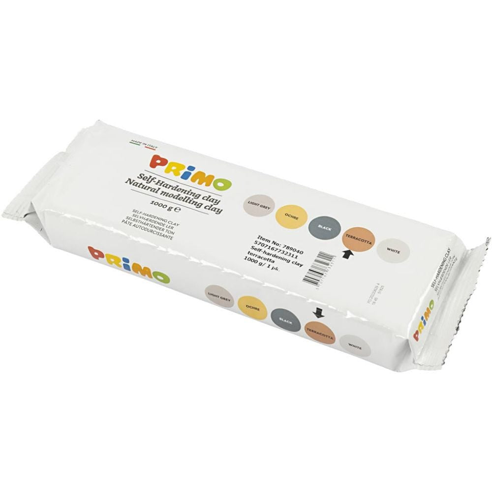 Creativ Company Modellierton, Terrakotta, Selbsthärtend, 1,0 kg