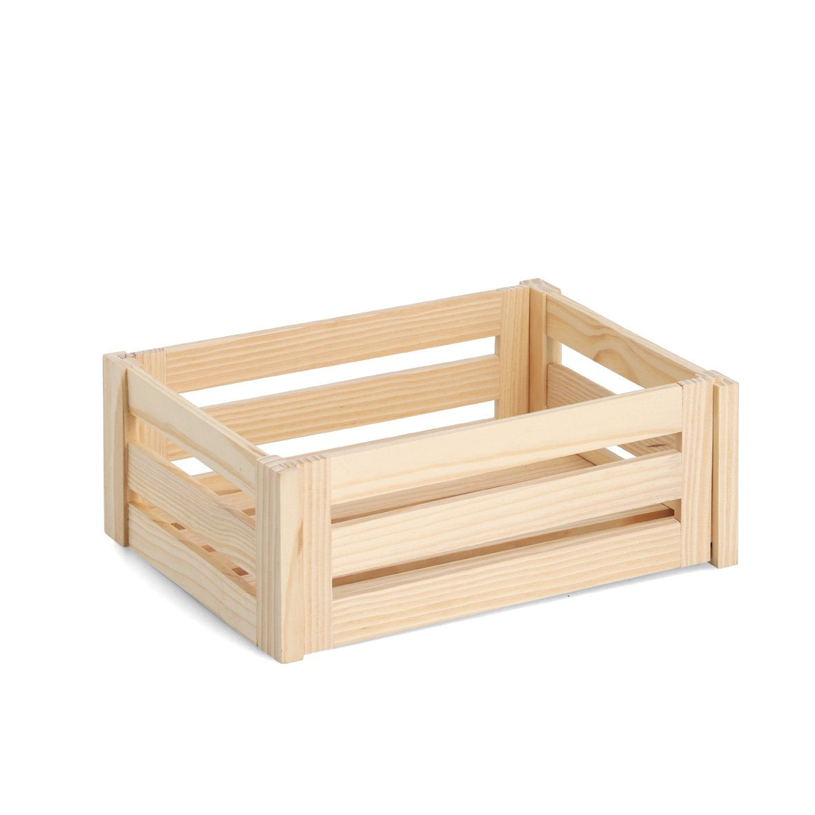 Zeller Present Aufbewahrungsbox ohne Deckel – Kiefernholz – Braun – 300 × 150 × 400 mm – Set 6 Stück