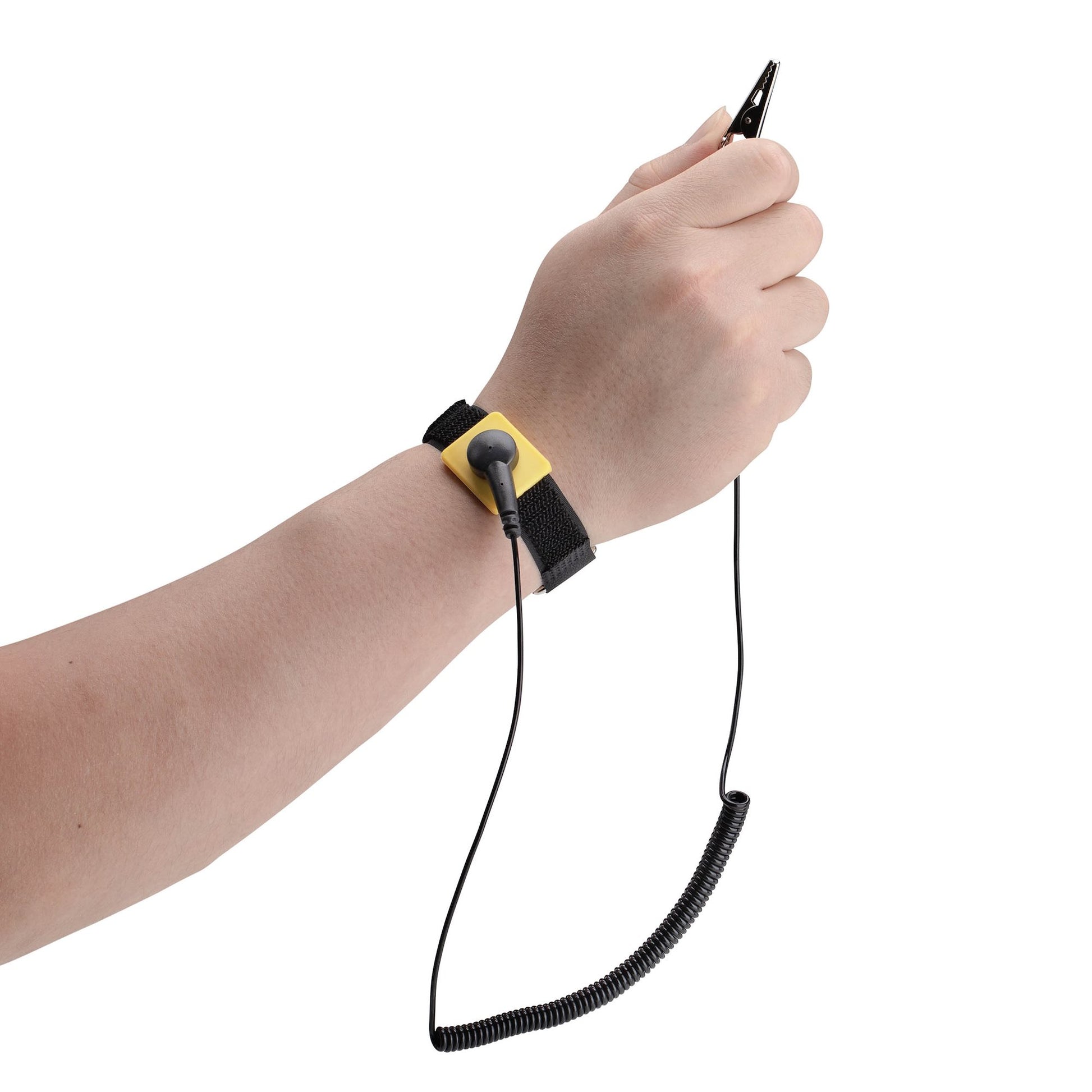 StarTech.com ESD-Handgelenkband – Einführungsresistanz 1 MΩ, Länge 1500 mm, Stecker Banana/Alligator/Snap