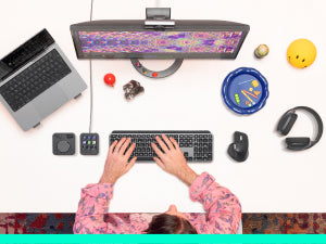 Logitech MX Master 4 for Business Business-Maus – kabellos, 8 Tasten, 8'000 dpi, für Rechtshänder, graphit
