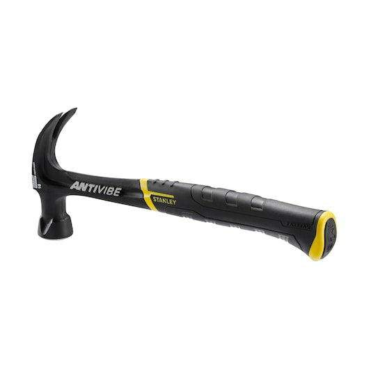 Stanley FatMax Klauenhammer AntiVibe – Kopfgewicht 453 g, Breite 130 mm – Gummigriff