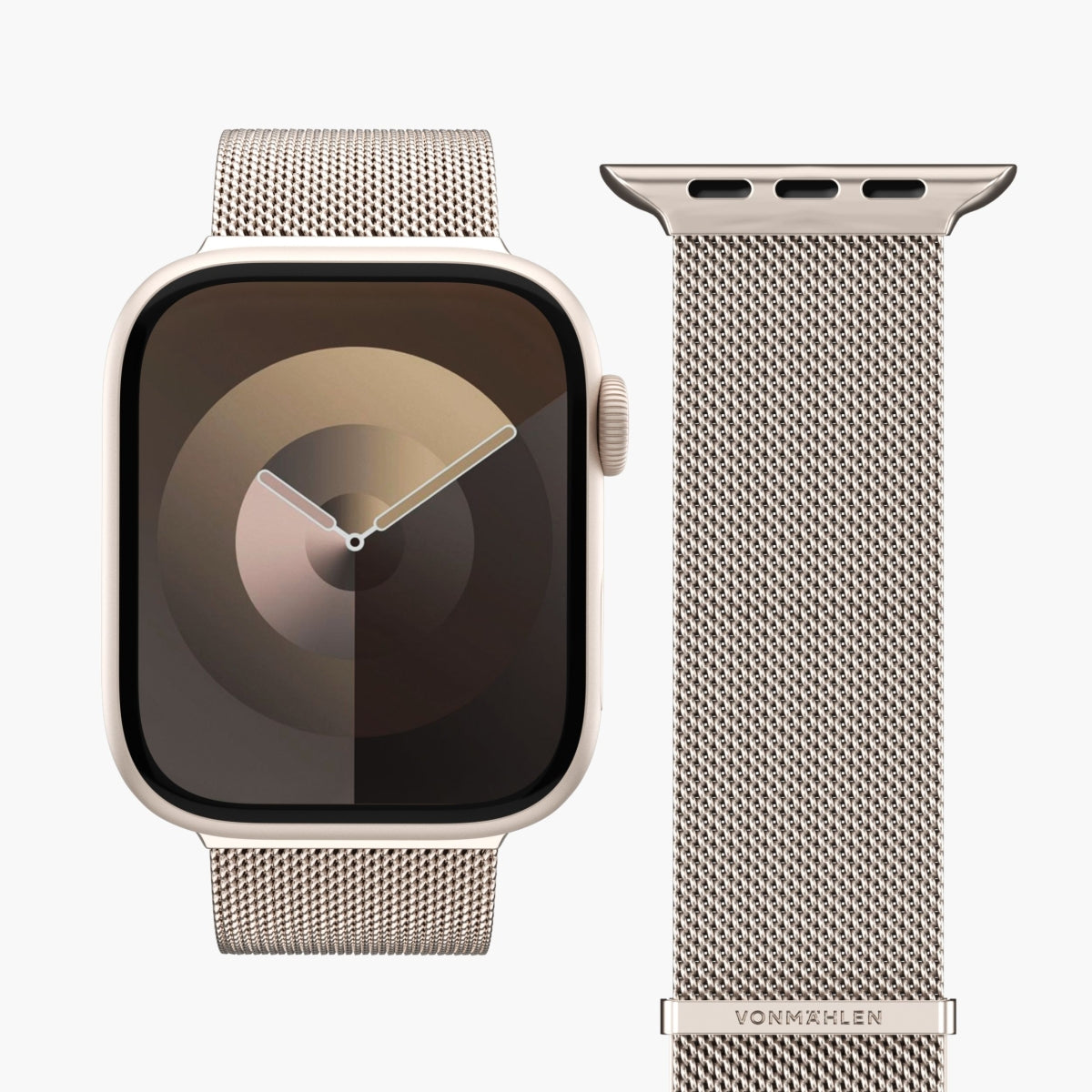 Vonmählen Milanese Loop 2 – Champagner, für Apple Watch