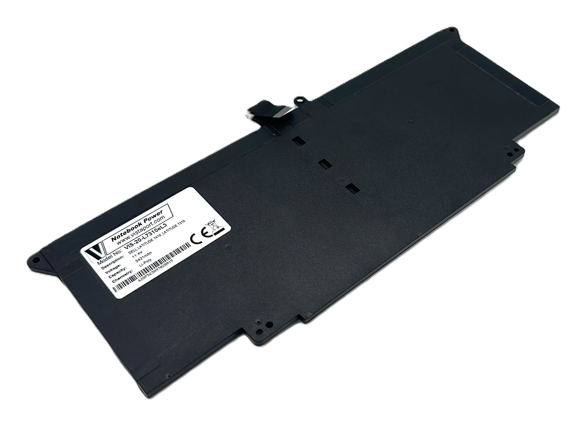 Vistaport Notebook-Akku – für Latitude 7410, Latitude 7310 – 39 Wh, 11,4 V – Schwarz