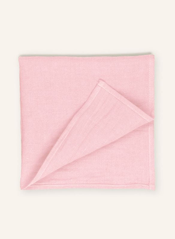 PROFLAX Stoffserviette – Rosa – 40 × 40 cm, Leinen – 1-er-Set