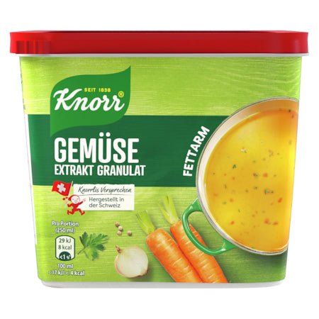 Knorr Gemüsebouillon fettarm Granulat – 600 g