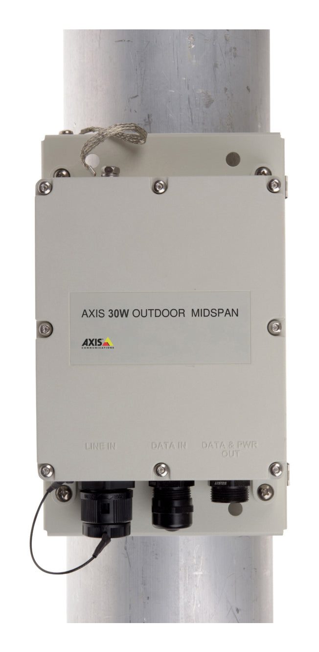 Axis TD9301 Masthalterung – Aluminium, max. 15 kg – 239 × 179 × 29,5 mm – Grau